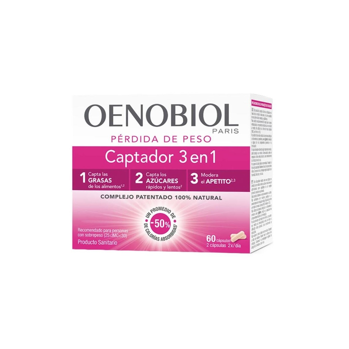 oenobiol captador 3 en 1 60 capsulas