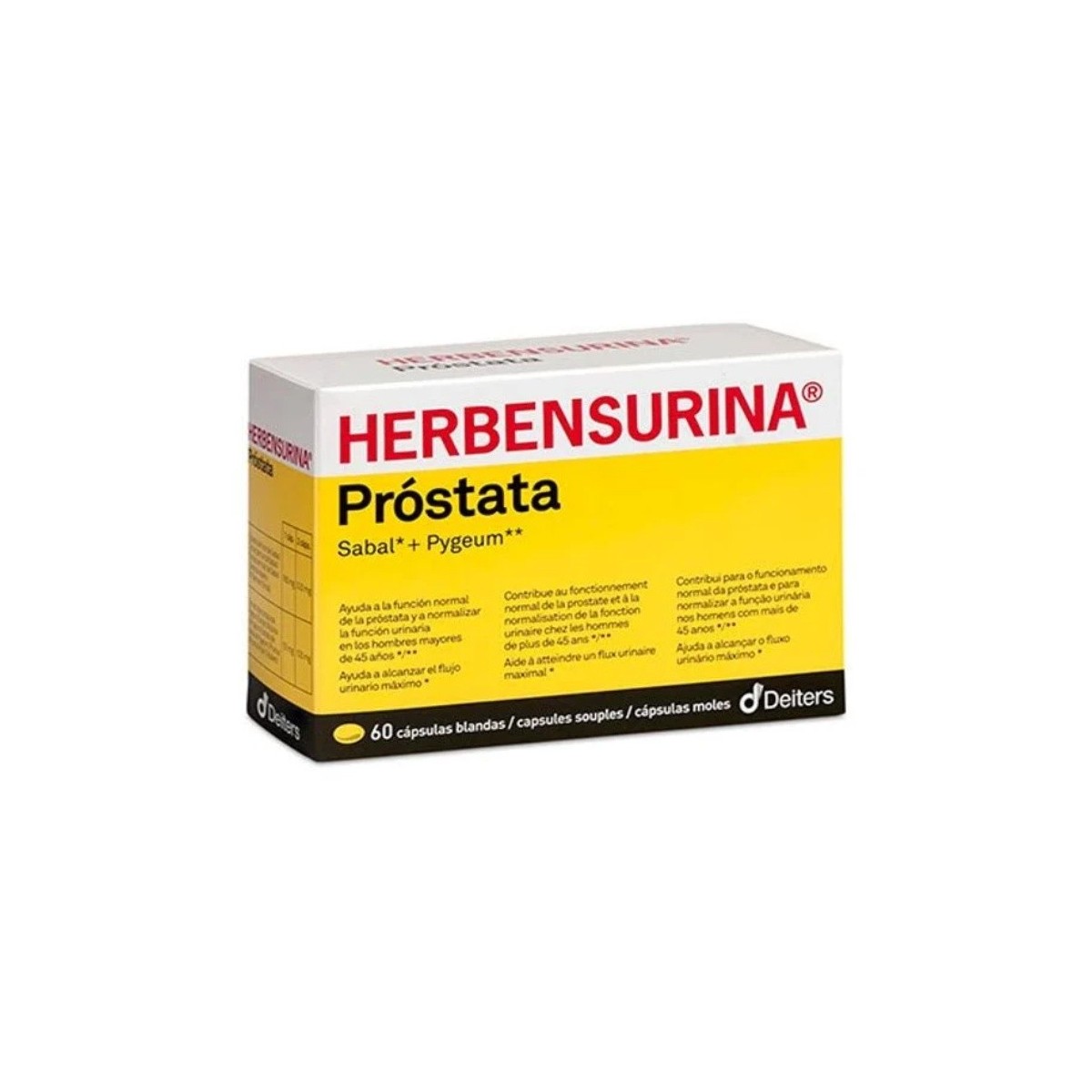 herbensurina prostata 60 capsulas deiters