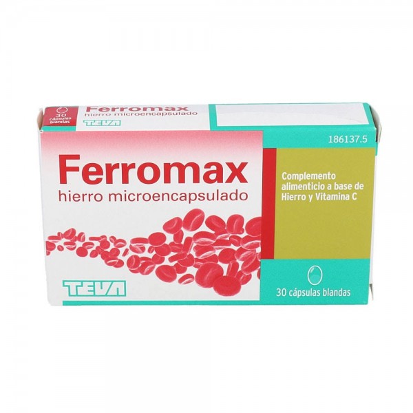 ferromax 30 capsulas blandas