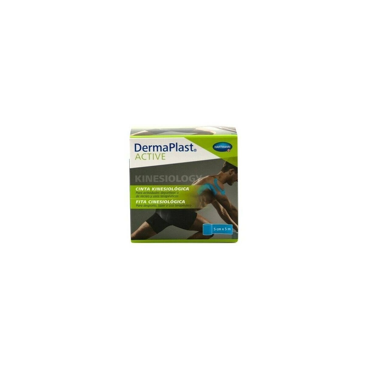 hartmann dermaplast active cinta kinesiologica azul 5cm x 5m