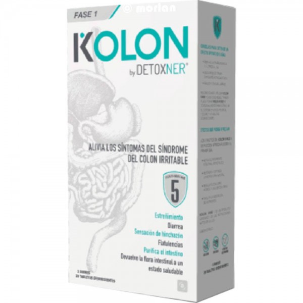 kolon fase 1 tratamiento actafarma 5 sobres 20 tabletas efervescentes