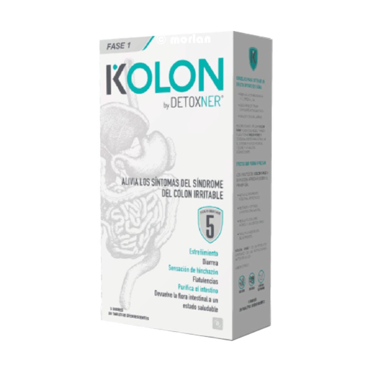 kolon fase 1 tratamiento actafarma 5 sobres 20 tabletas efervescentes