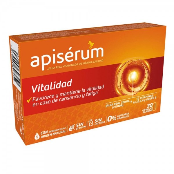 apiserum vitalidad 30 capsulas