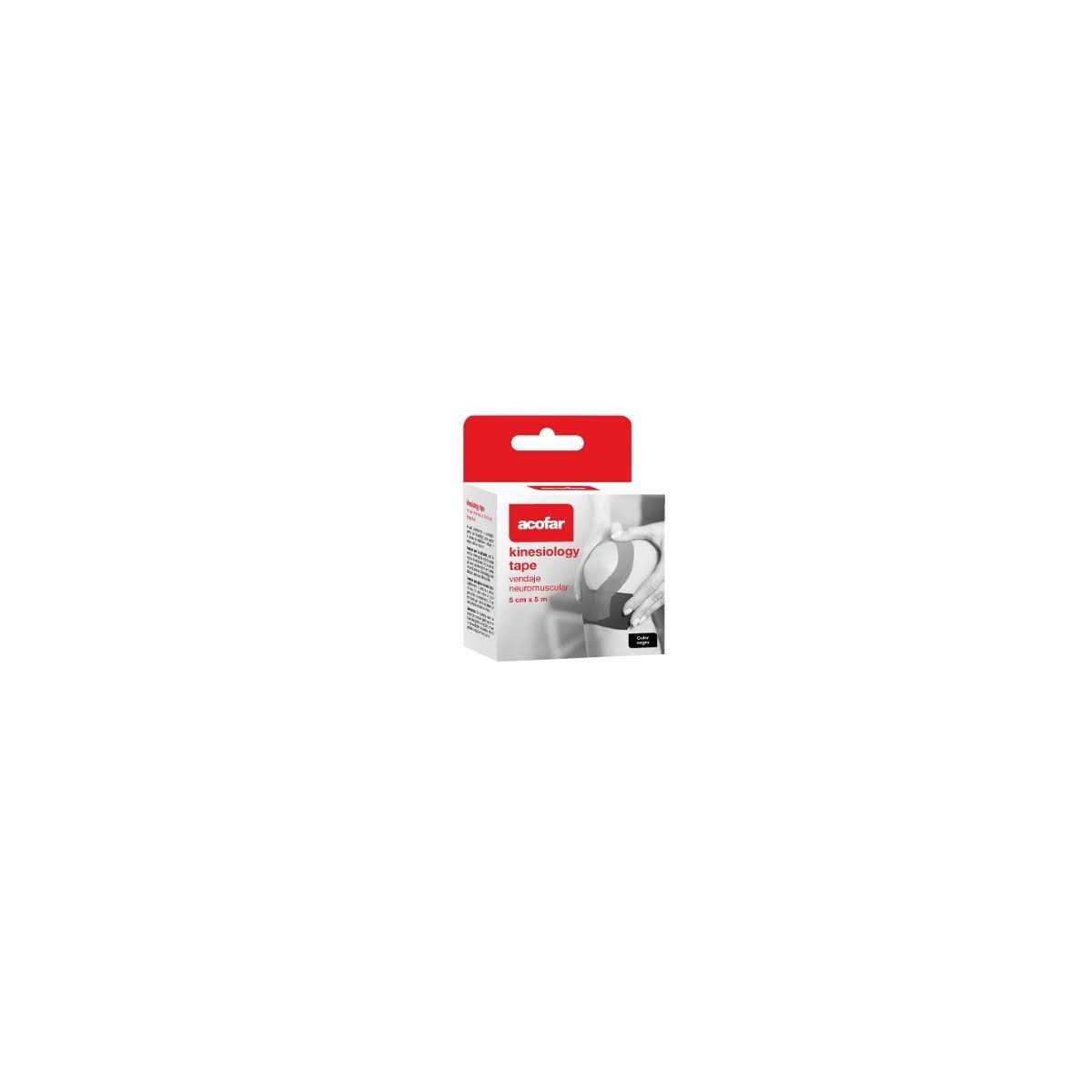 acofar sport kinesiology tape negro