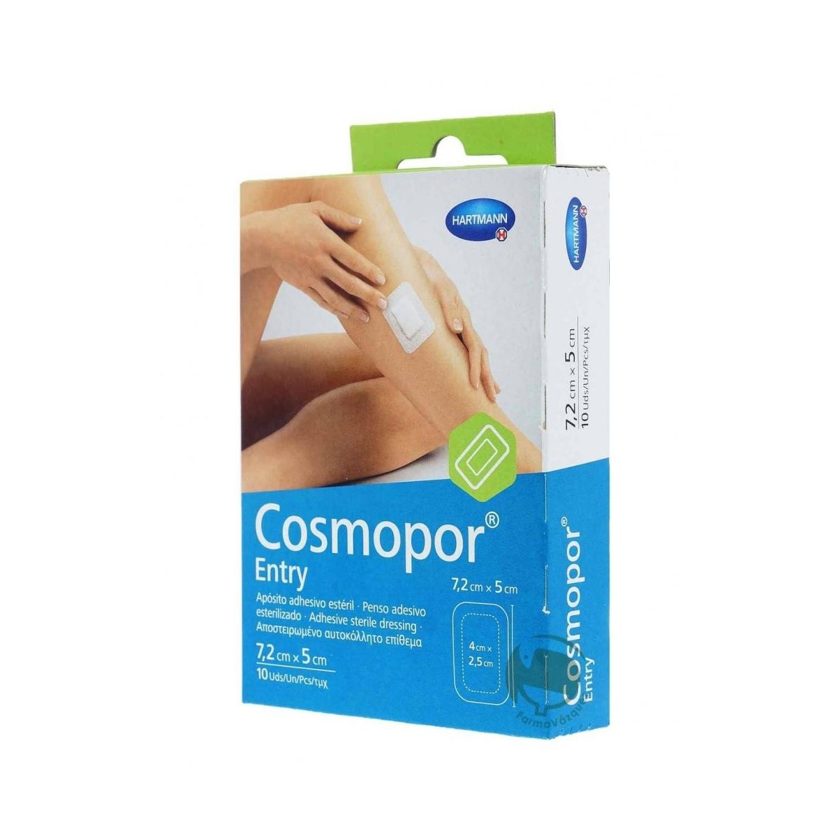 cosmopor entry 10 x 8 cm 10 uds