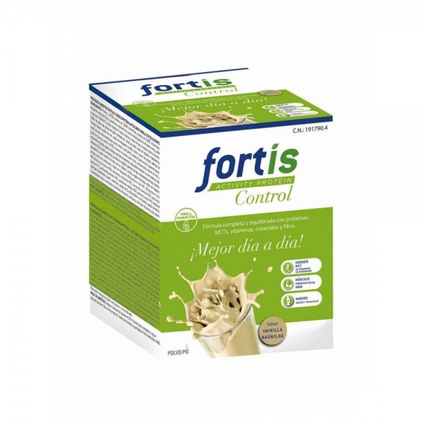 fortis activity protein control vainilla 7 sobres
