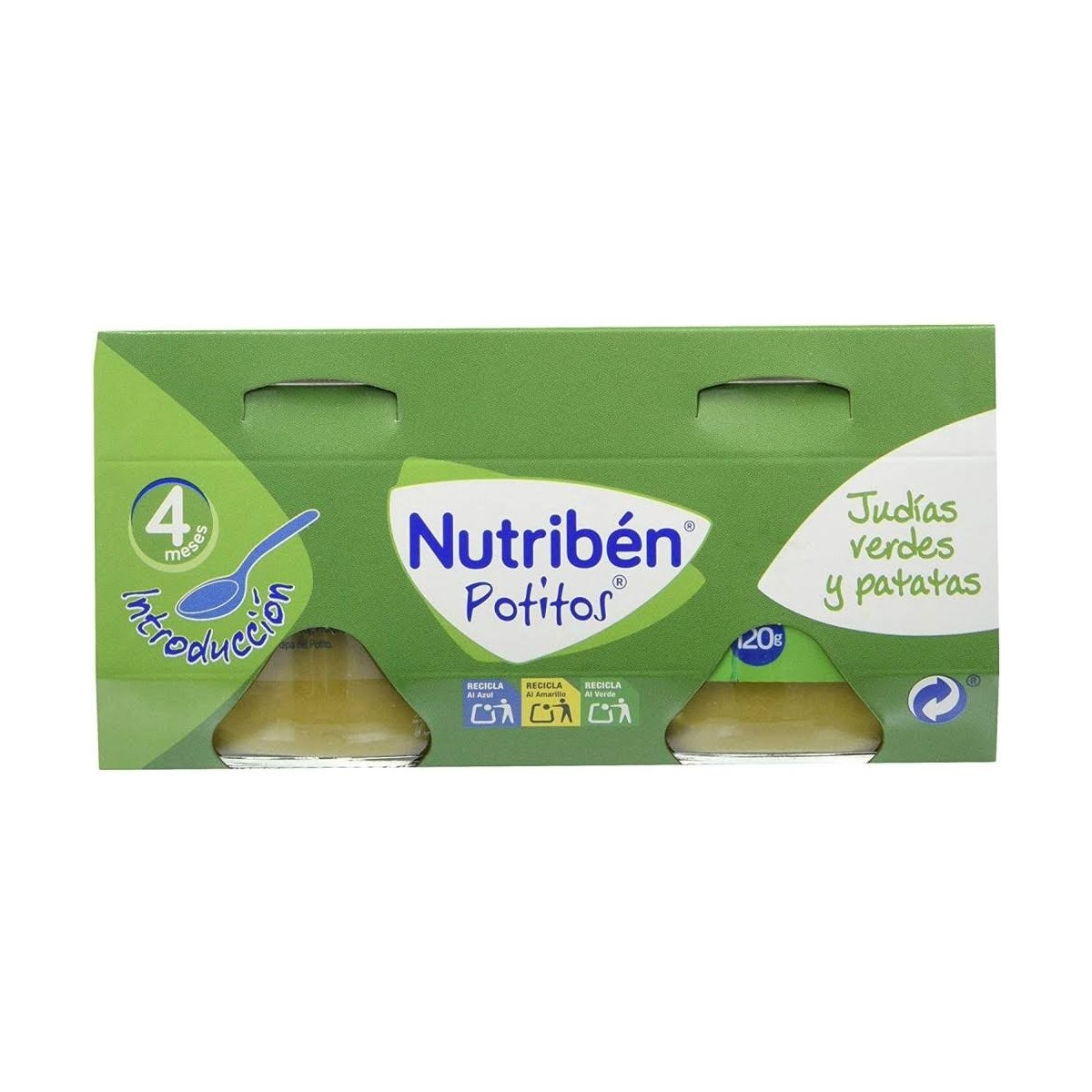 nutriben bipack judias verdes y patatas 2x120g