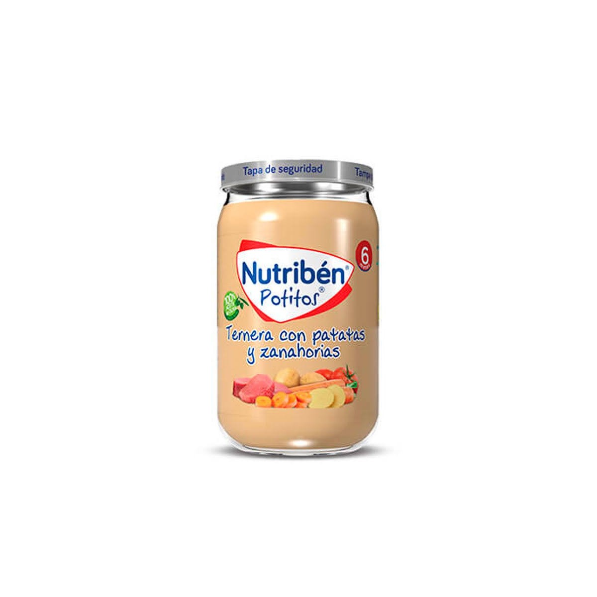nutriben potito ternera con patatas y zanahoria 235 g