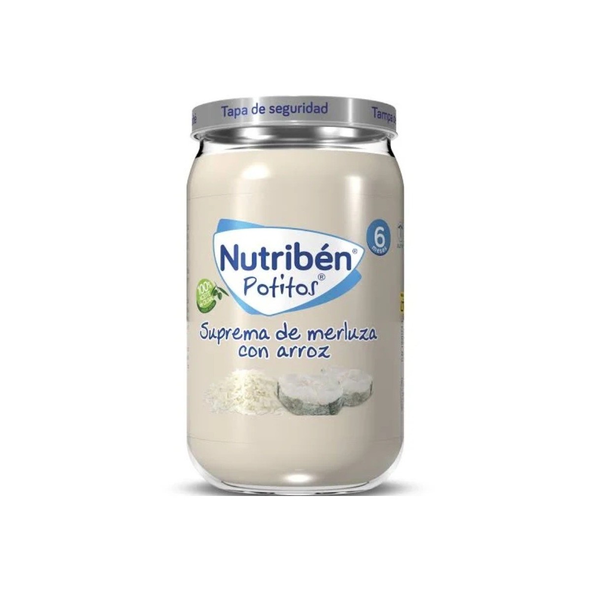 nutriben potito suprema de merluza con arroz 235gr