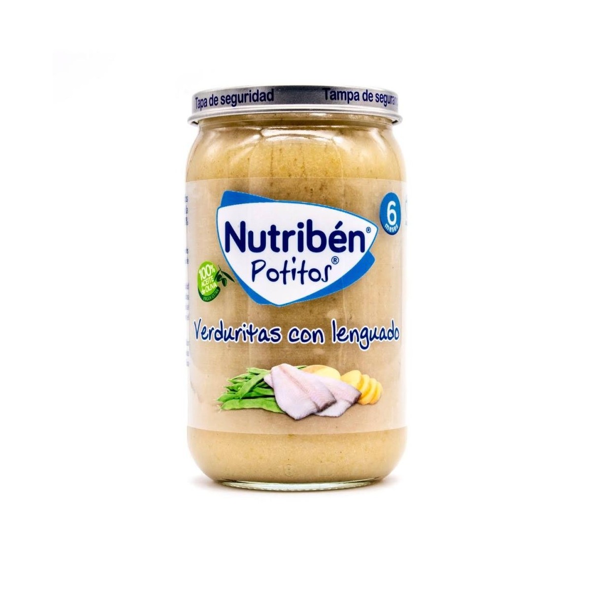 nutriben potito verduritas con lenguado 235 g
