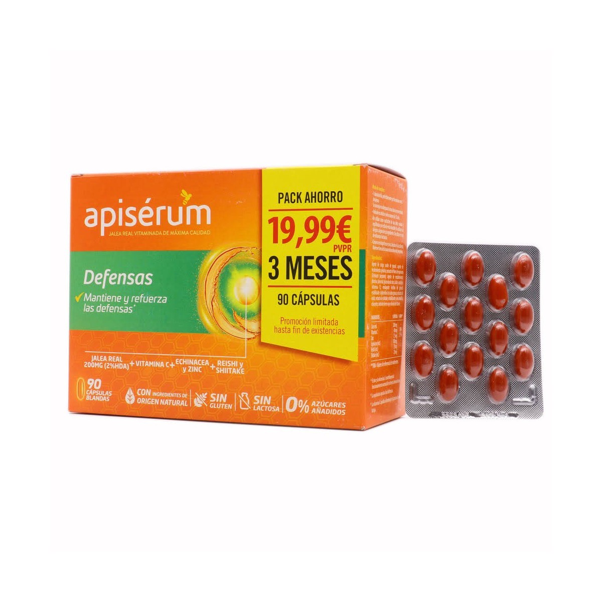 apiserum defensas 90 capsulas