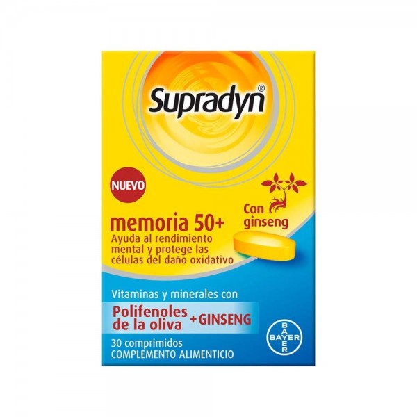 supradyn memoria 50 30 comprimidos