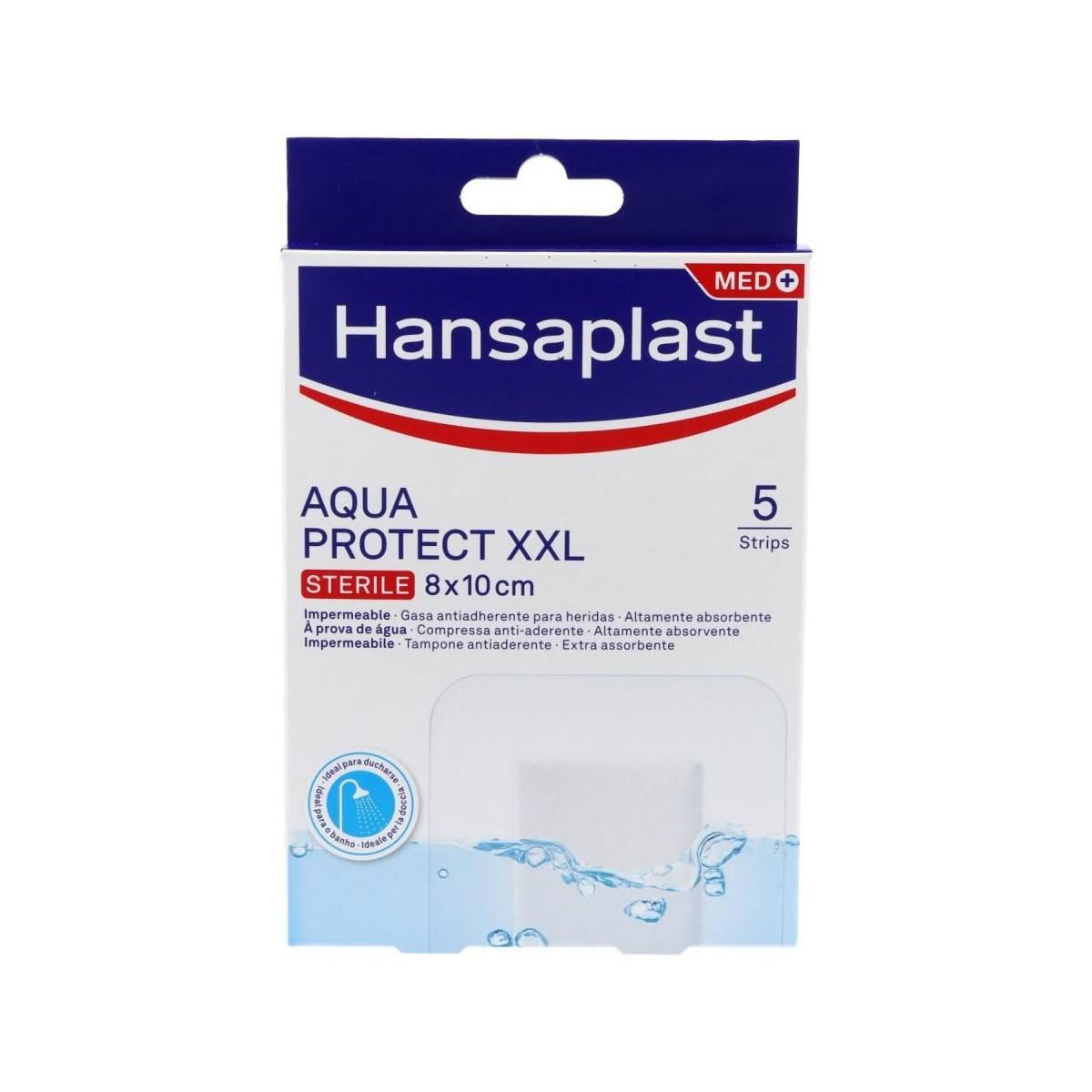 hansaplast aqua protect xxl 8x10 cm 5 uds