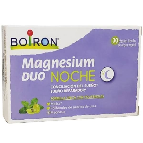 boiron magnesium duo noche 30 capsulas