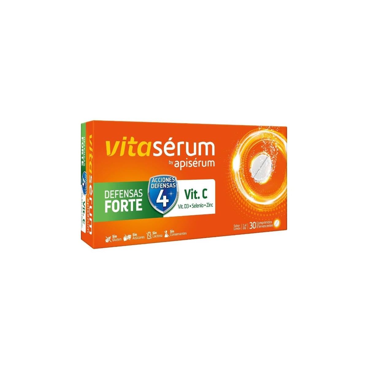 vitaserum 30 comprimidos defensas forte