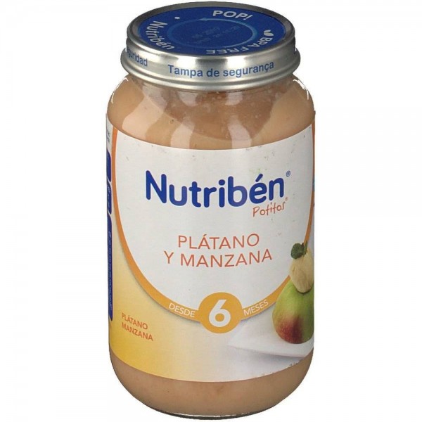 nutriben platano y manzana 250 g
