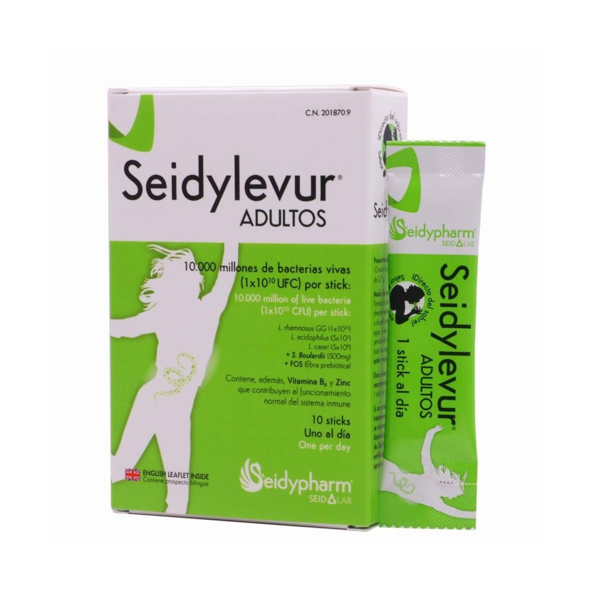 seidylevur adultos 10 sticks