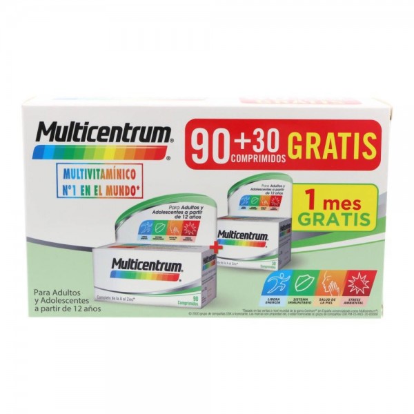 pack multicentrum 90 30 comprimidos