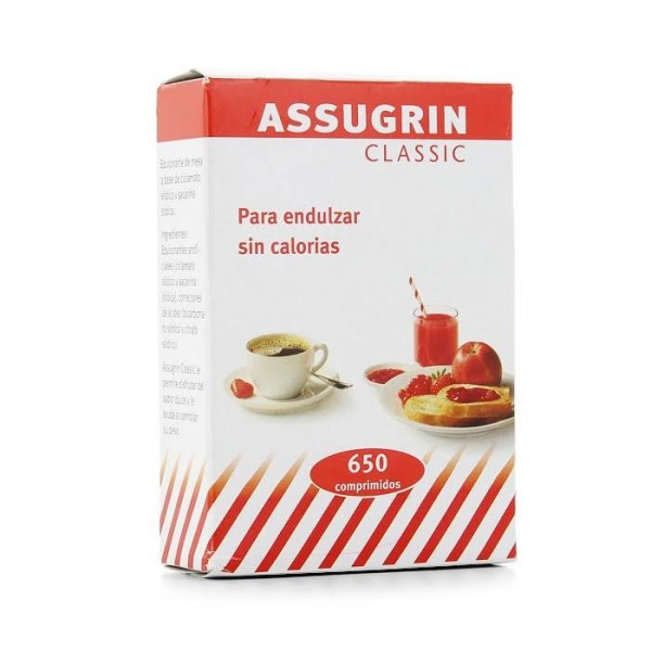 assugrin classic 650 comprimidos