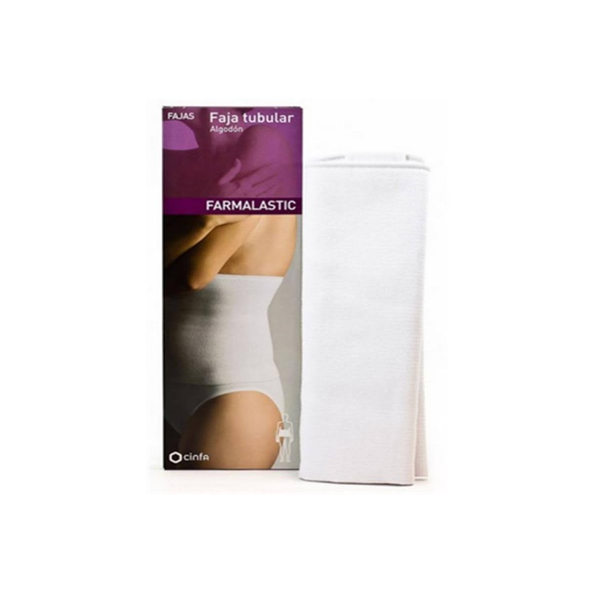 farmalastic faja algodon tubular blanca t 1