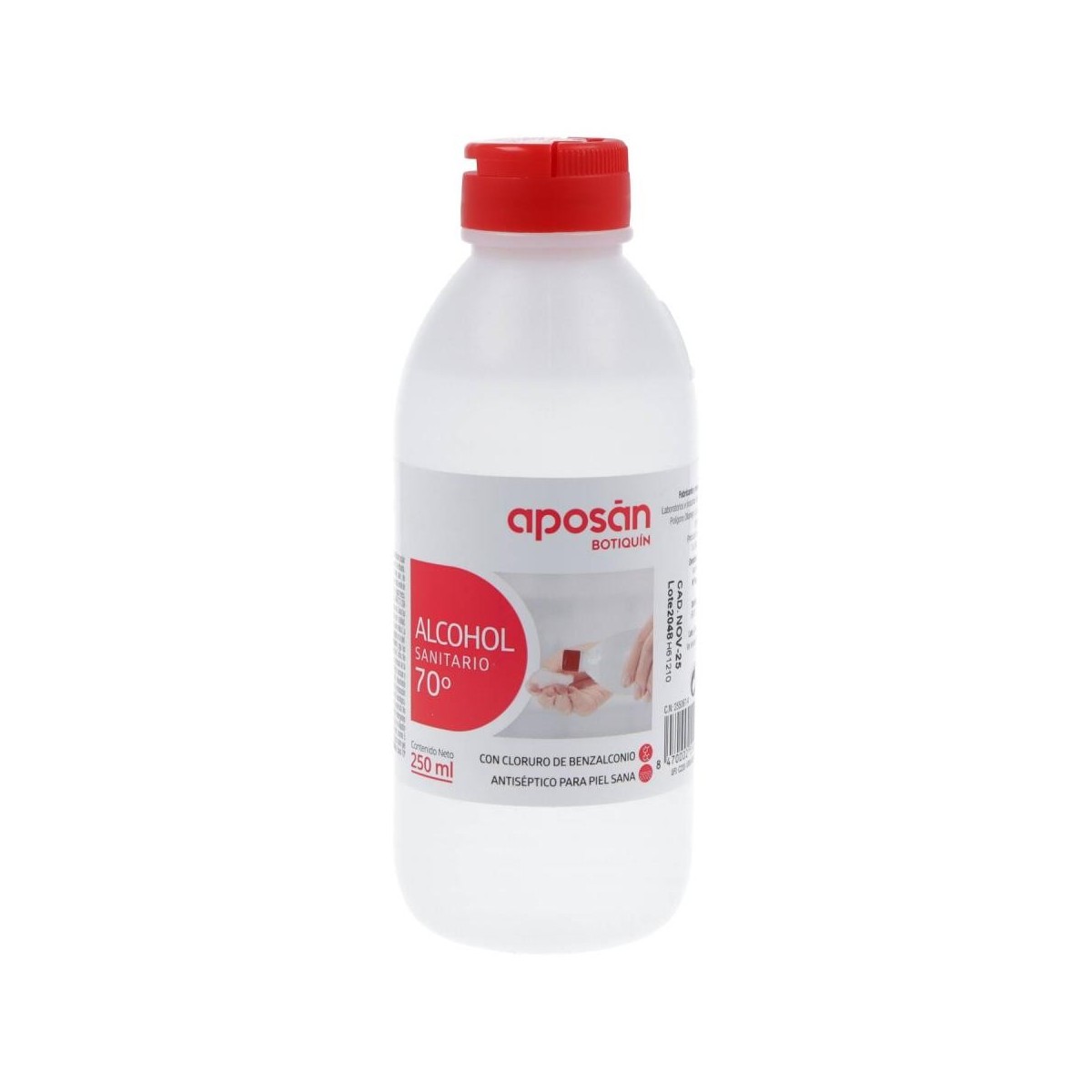 aposan alcohol 70o 250 ml