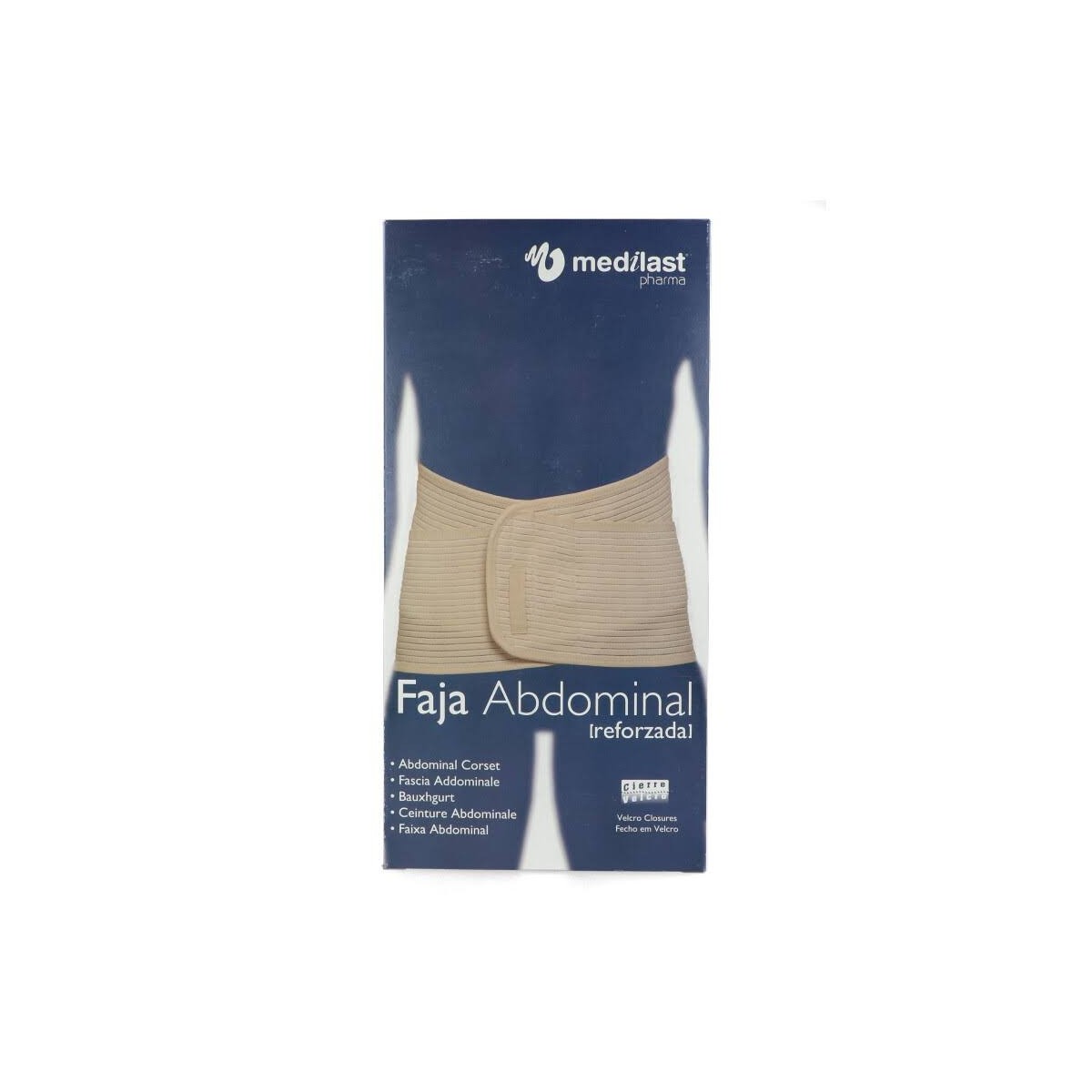 faja abdominal reforzada talla s medilast