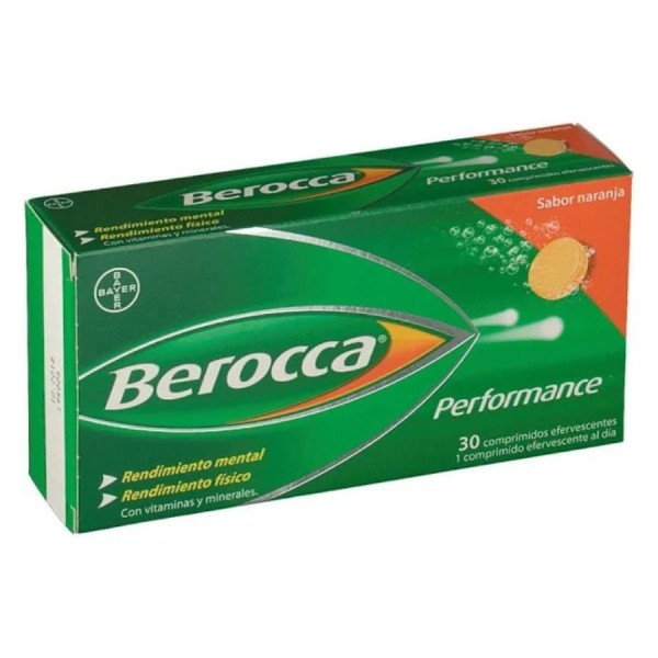 berocca performance naranja 30 comprimidos efervescentes