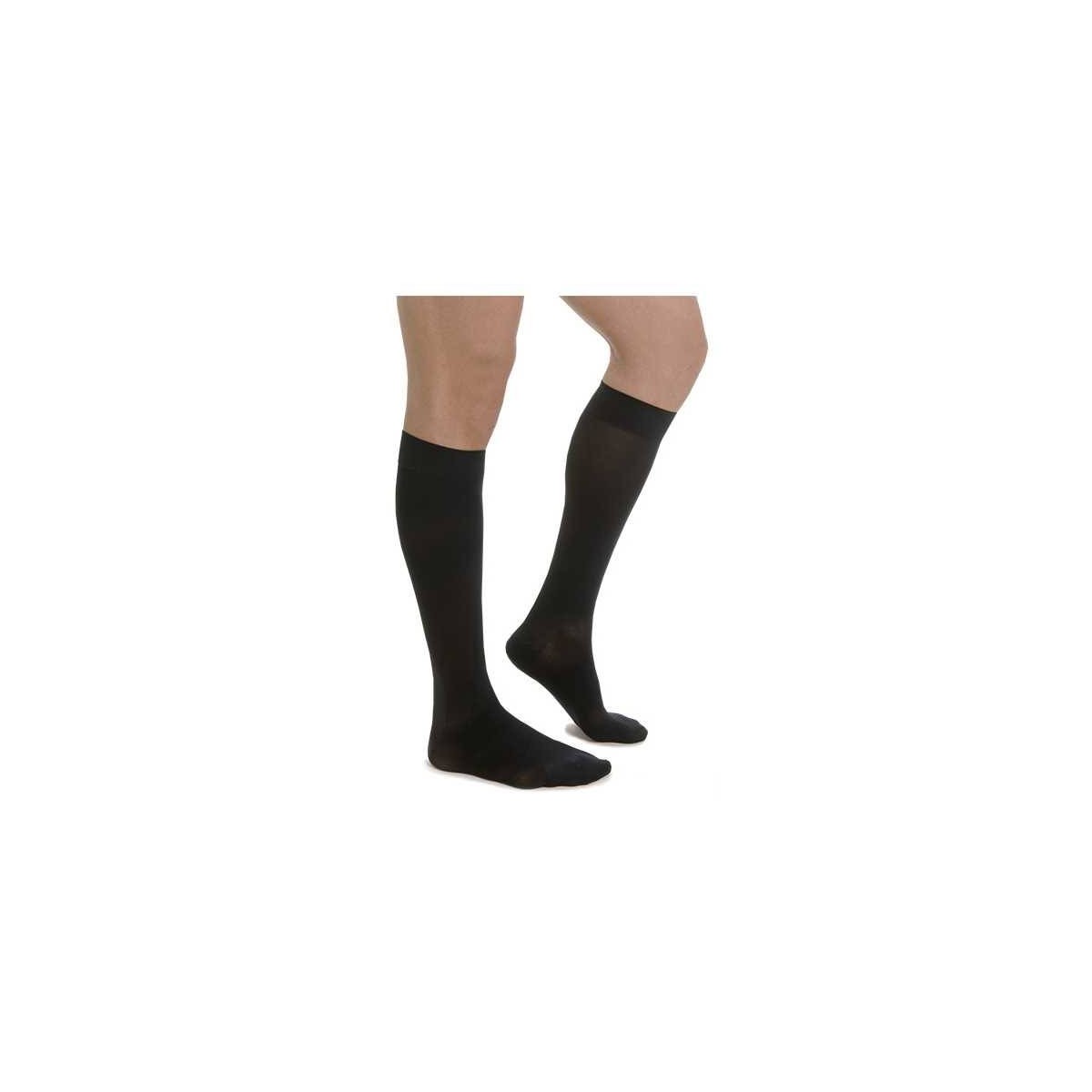 calcetin medilast negro talla grande