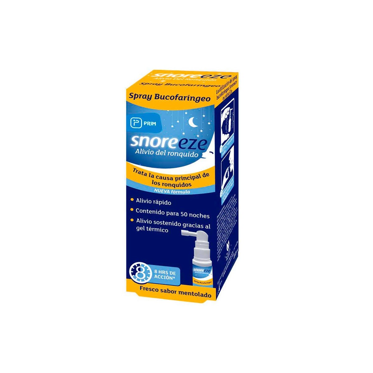 snoreeze aerosol bucofaringeo