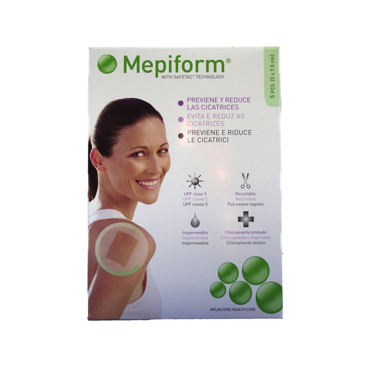 mepiform aposito silicona 5 cm x 75 cm