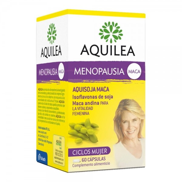 aquilea menopausia aquisoja maca 60 capsulas