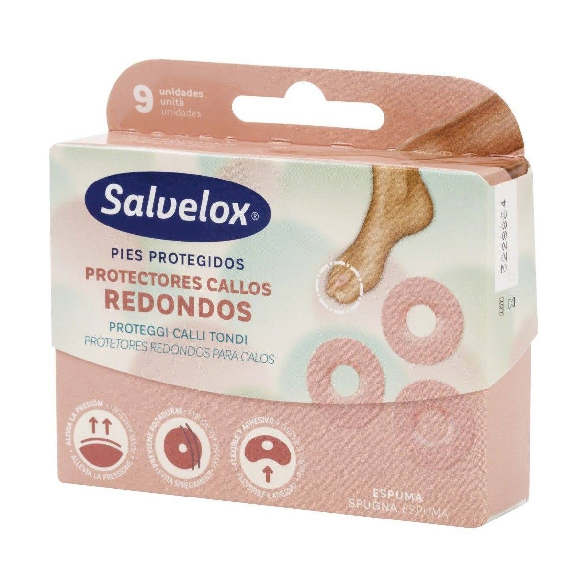 salveped 9 parches callos redondos