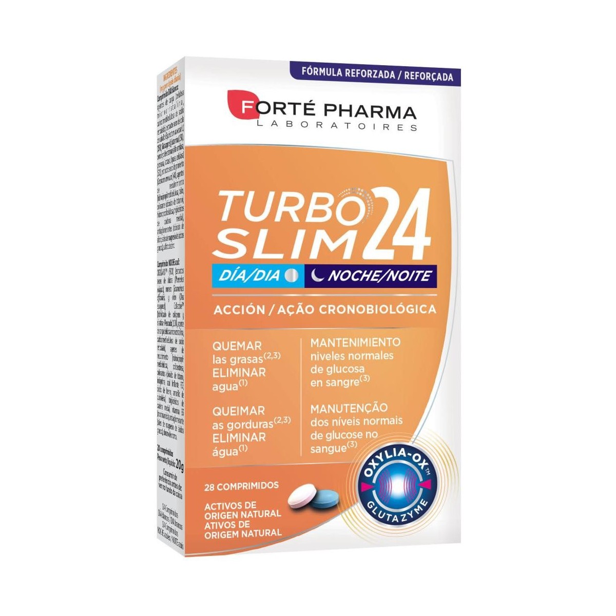 turboslim cronoactive forte 28 comprimidos