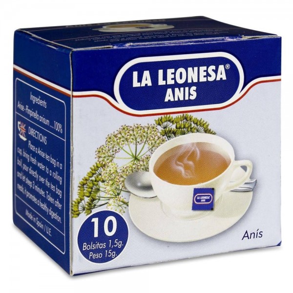 la leonesa anis verde 10 bolsas