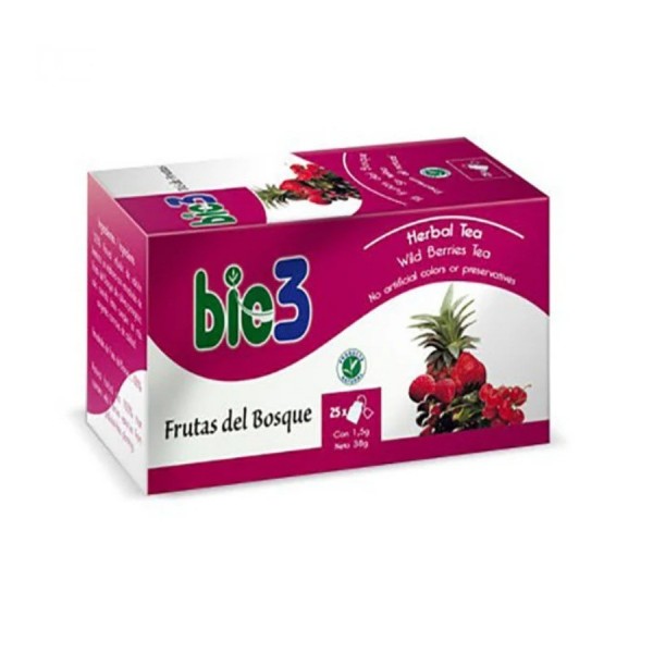 bie3 frutas del bosque 25 bolsitas