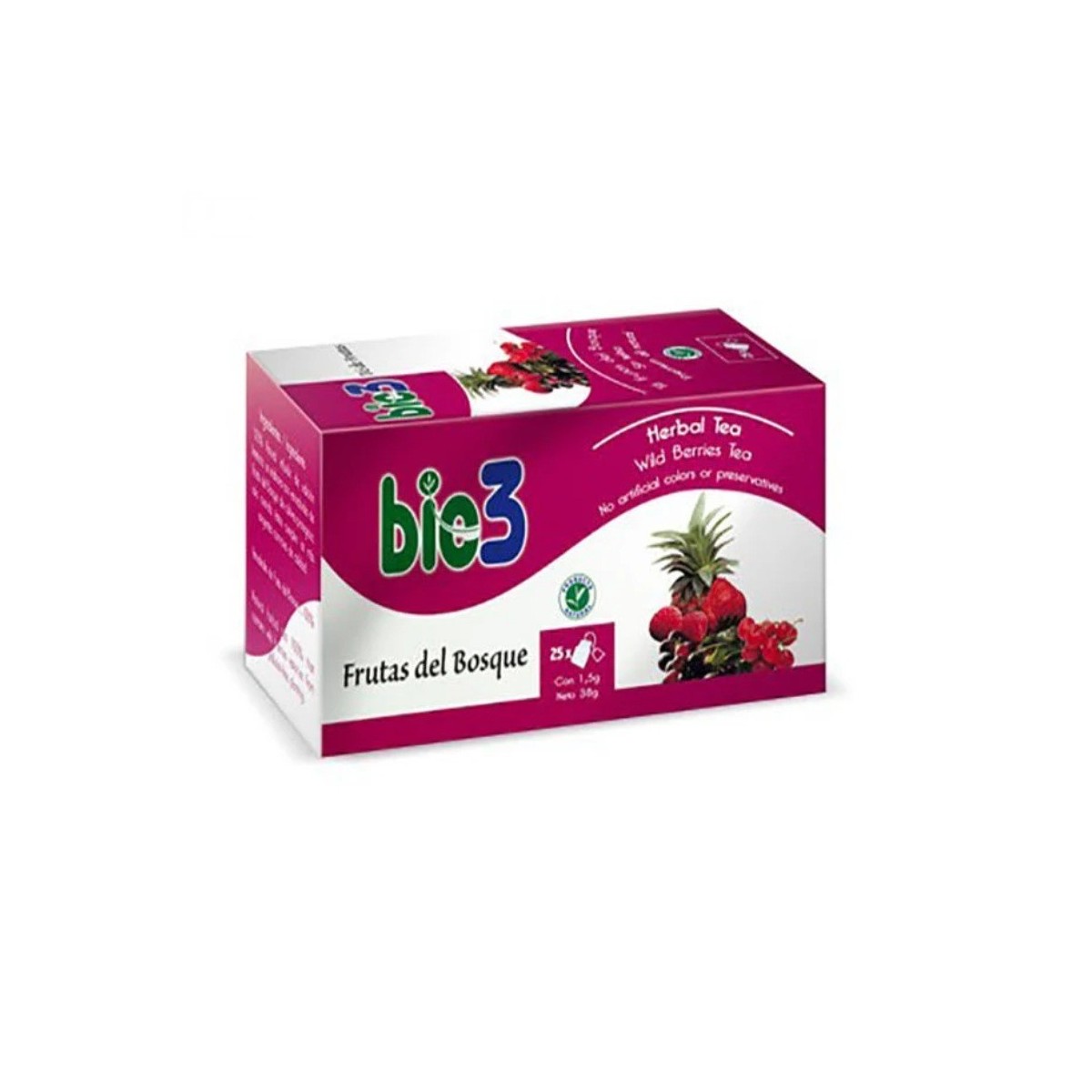 bie3 frutas del bosque 25 bolsitas