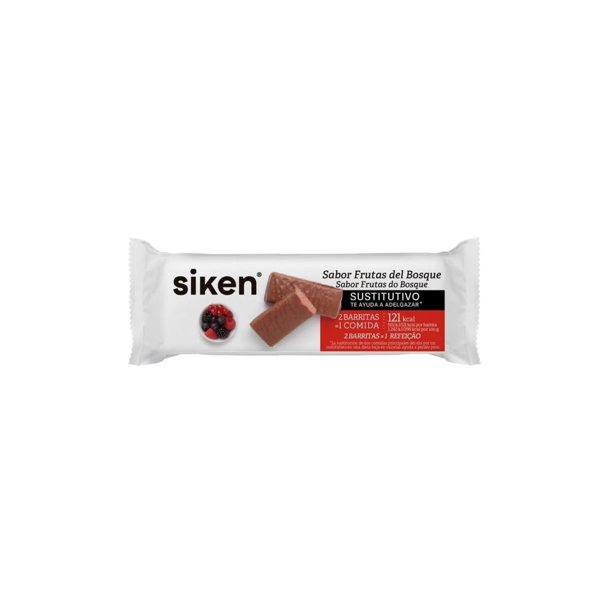 siken form barrita frutas del bosque 44 gramos