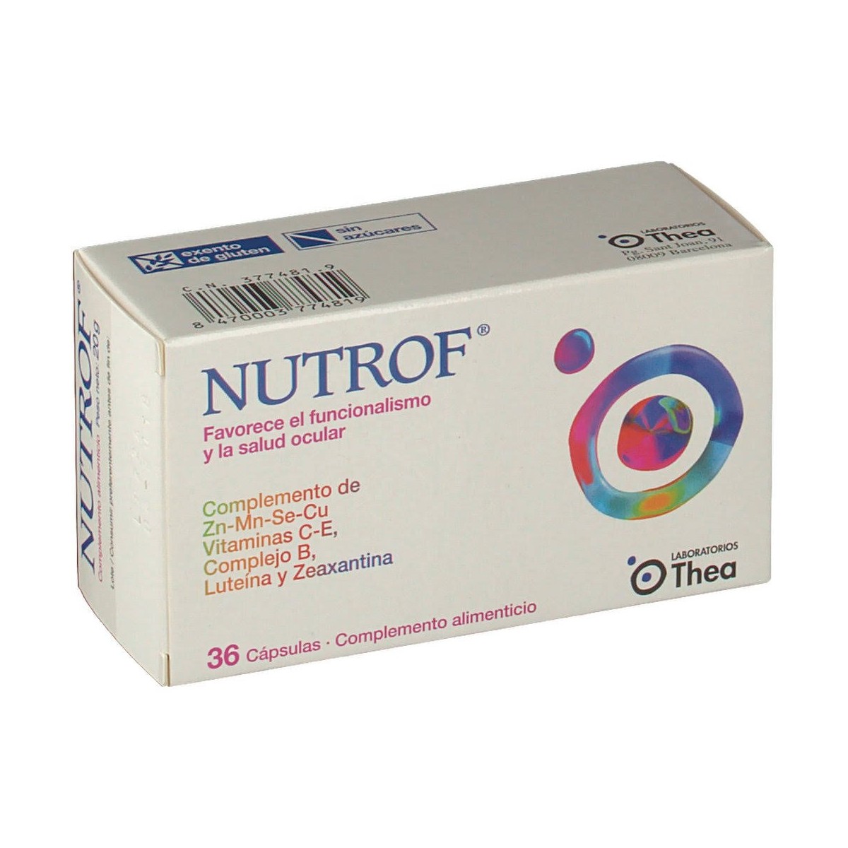 nutrof 36 capsulas