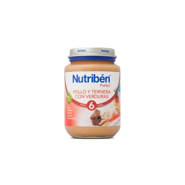 nutriben potito pollo ternera verduras 200g