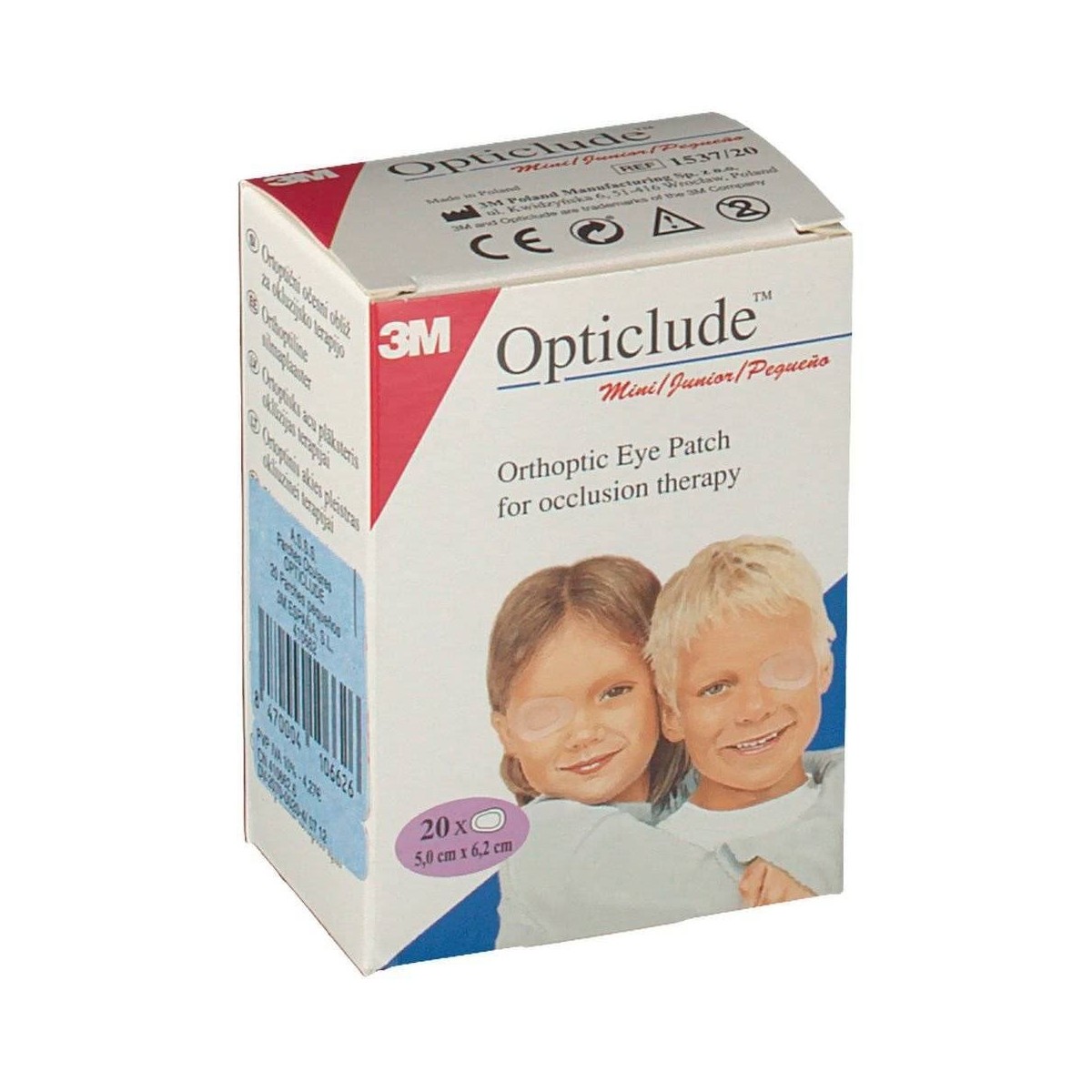 opticlude 20 parches pq