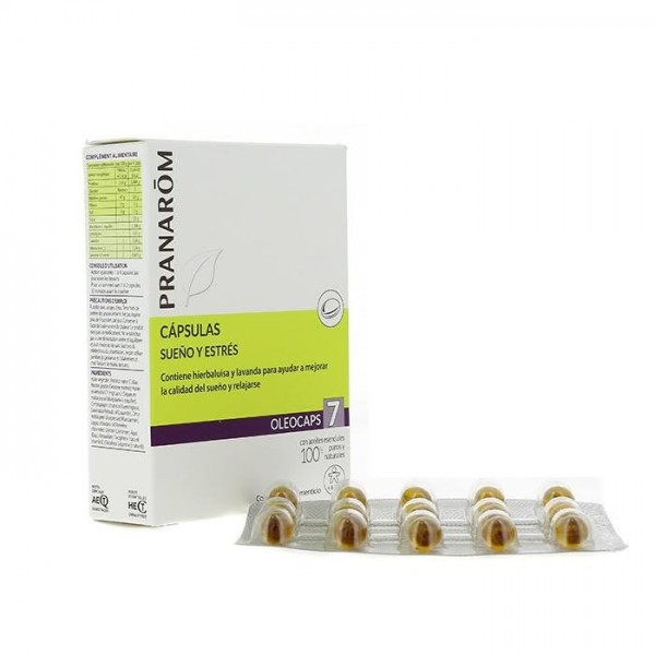 pranarom oleocaps 7 relajacion y sueno 30 capsulas