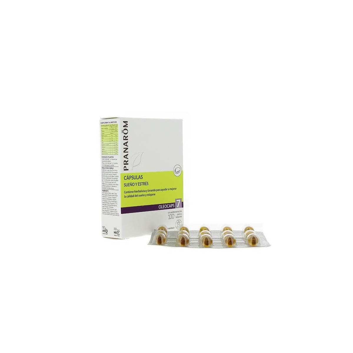 pranarom oleocaps 7 relajacion y sueno 30 capsulas