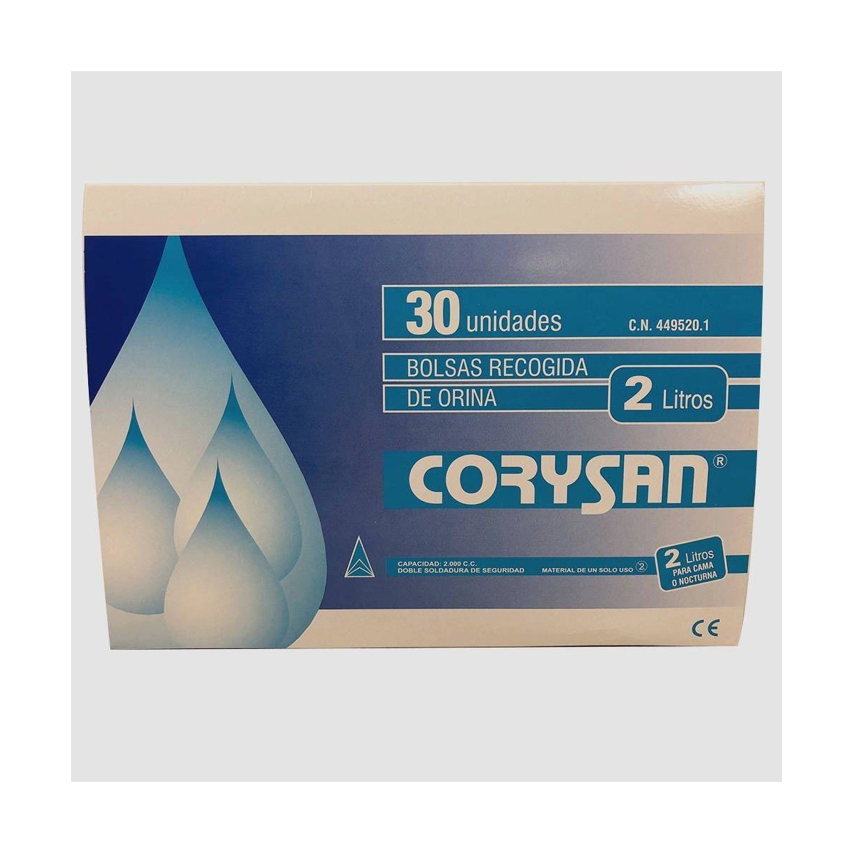 bolsa orina corysan 2 l 30 und