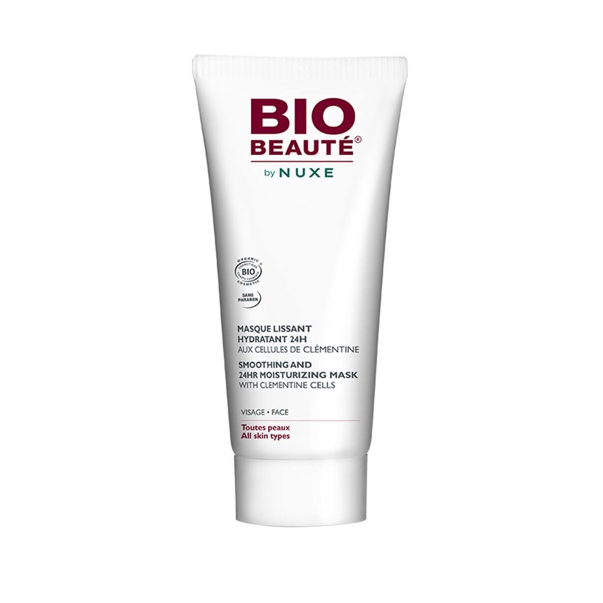 nuxe bio beaute mascarilla alisadora hidratante 24h 50ml