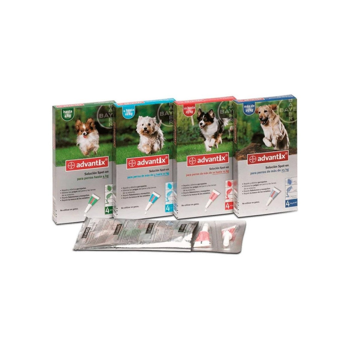 advantix mas de 25kg 4 pipetas