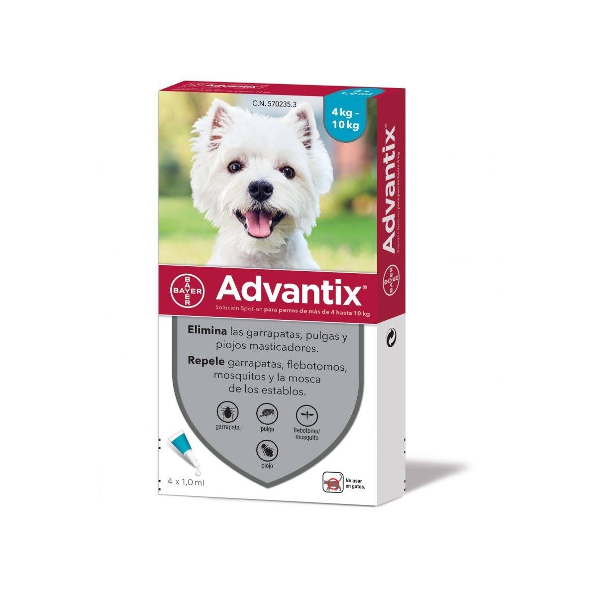 advantix 4 10 kg 4 pipetas