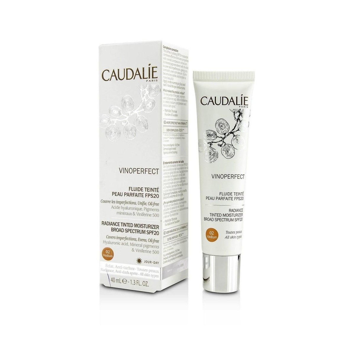 caudalie vinoperfect fluido color medium