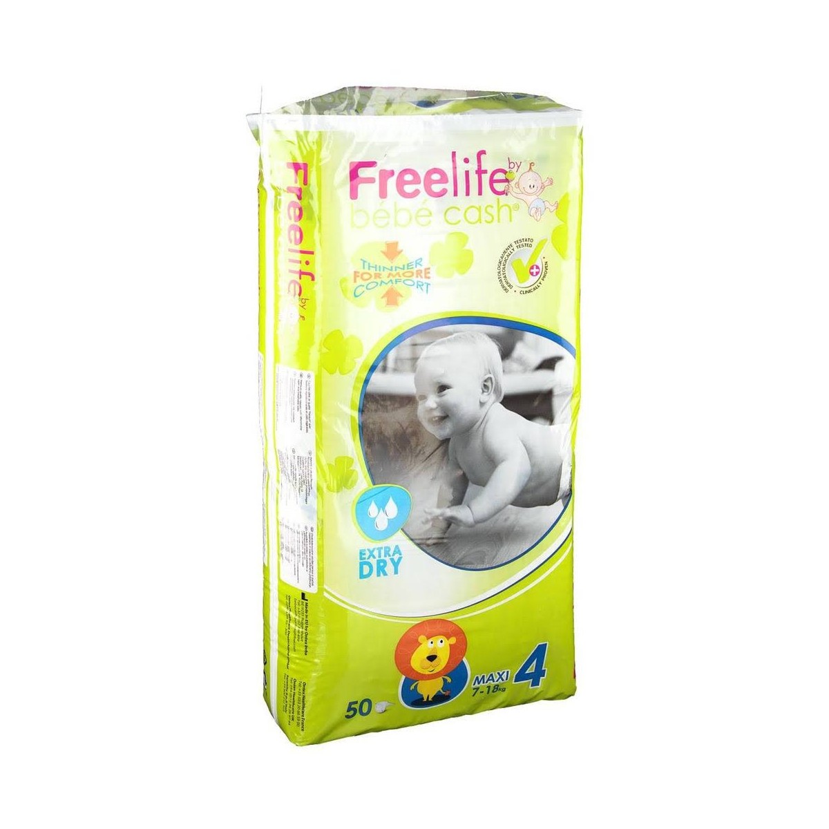 freelife by bebe cash 50 panales talla 4 7 18kg