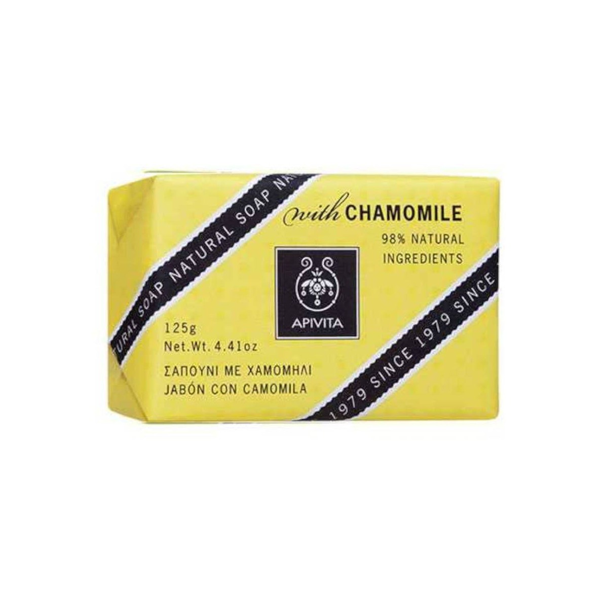 apivita jabon natural con camomila 125 g