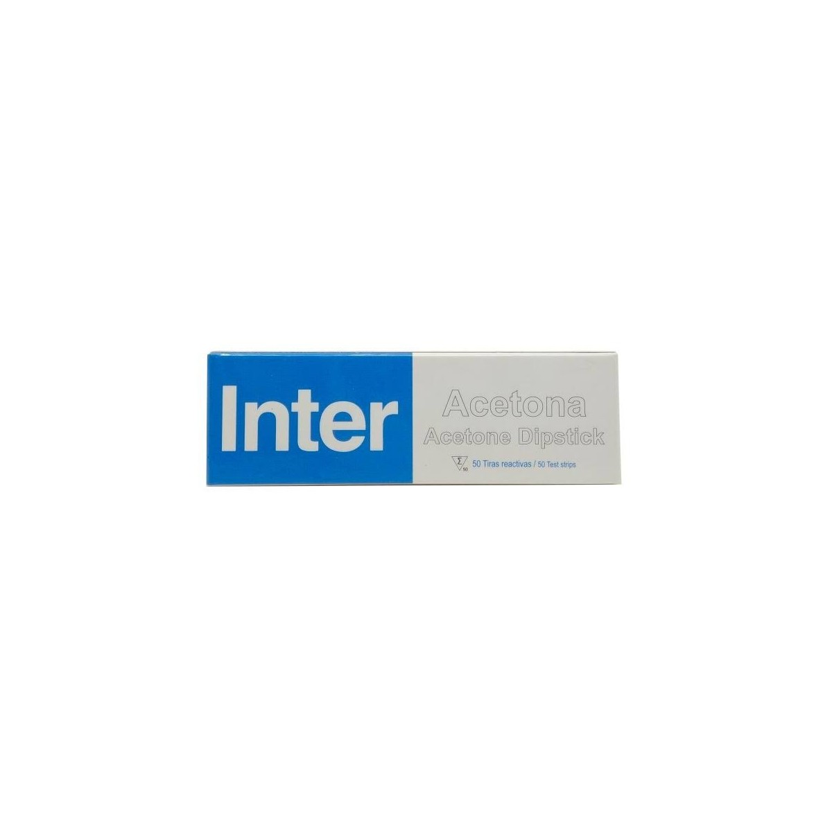 inter acetona 50 tiras